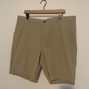 Faherty All Day Shorts khaki tan 38 preppy performance commute casual classic